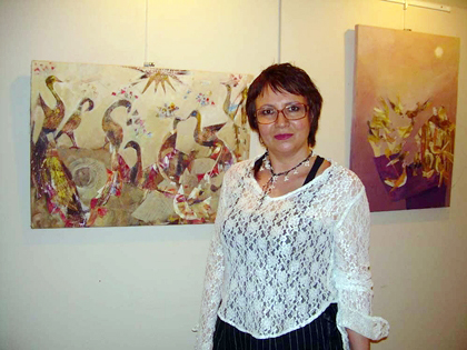 HATICE KILICASLAN KUSLAR VE BITKILER TABLOLARIYLA DHA VEYSEL EROL