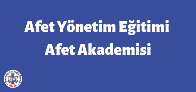 Afet Yönetim Eğitimi – Afet Akademisi