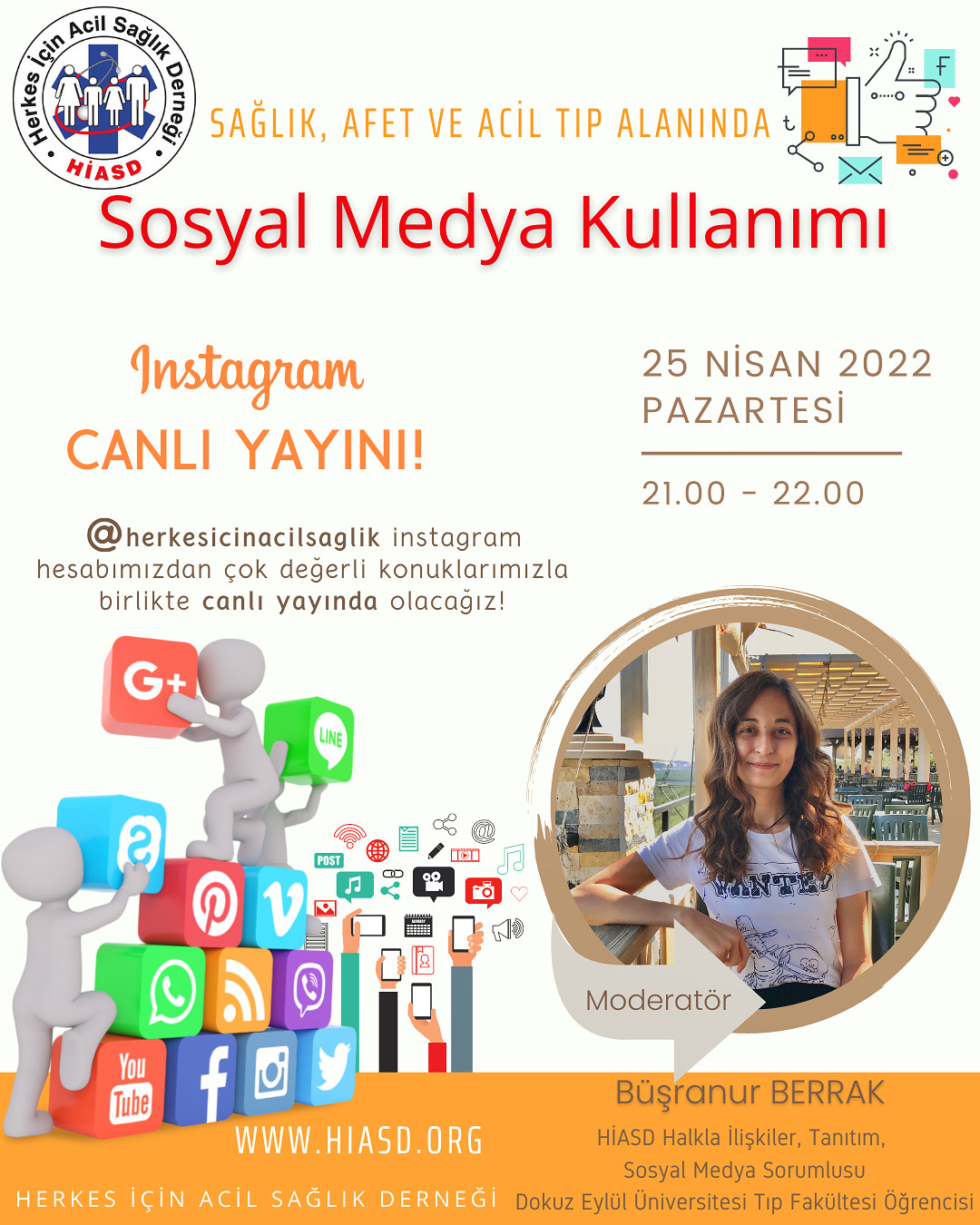 Turuncu Sosyal Medya İş Olanağı Duyuru (Ücretli) (Instagram Gönderisi (Dikey))