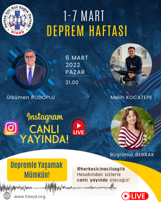 Soyut Renkli Doktor Canlı Yayın Instagram Postu